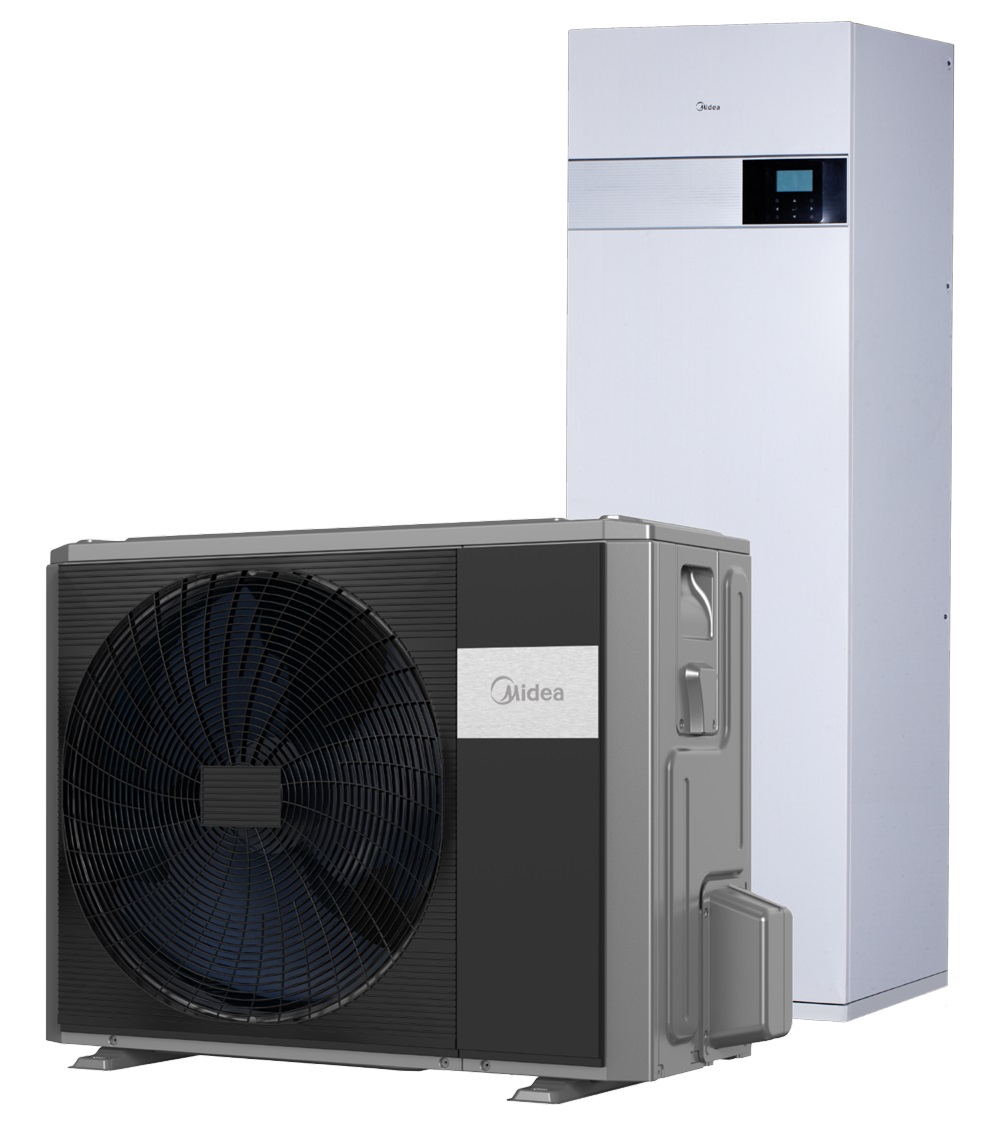 Midea M Thermal Arctic õhk-vesi soojuspump koos 190 l tarbeveeboileriga